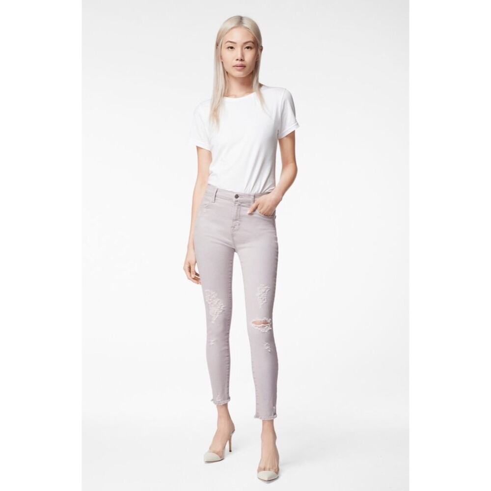 J BRAND Alana High Rise Distressed Skinny Jean